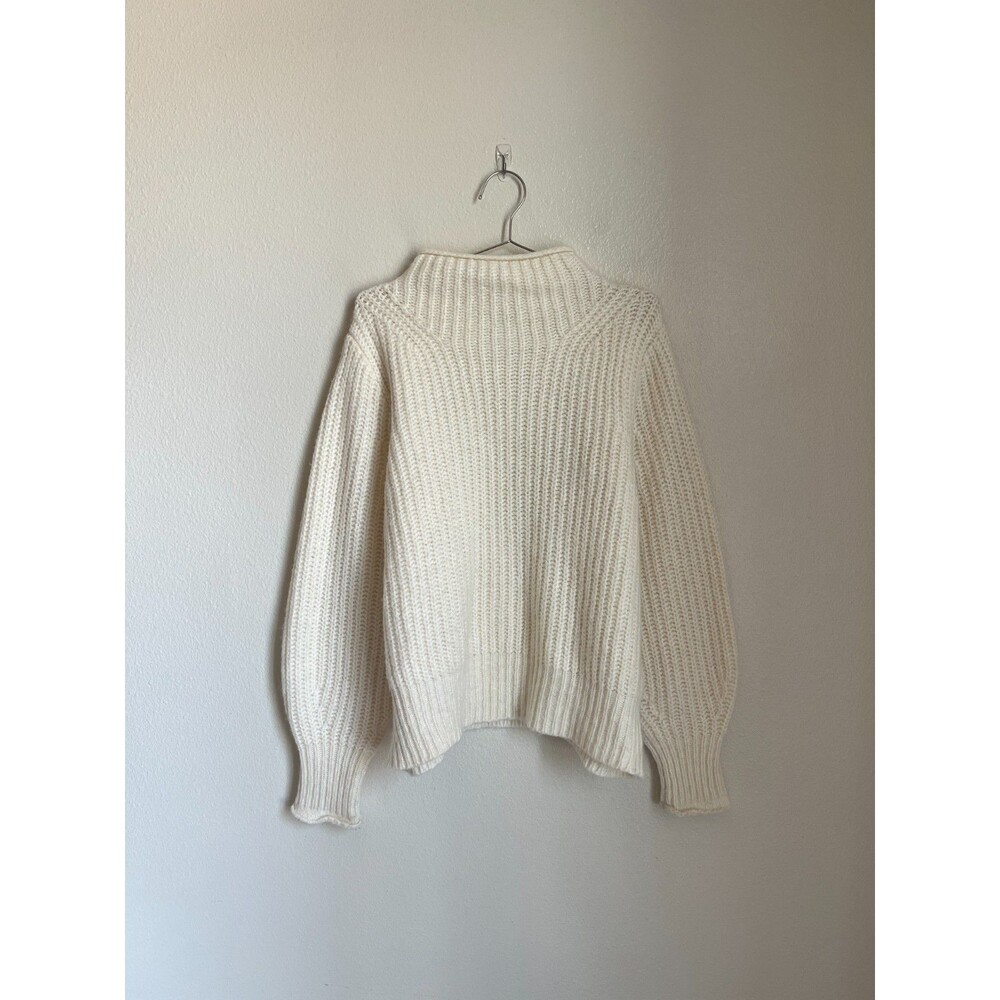 Madewell Cream Turtleneck Sweater